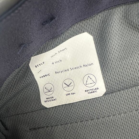 J.Crew 9" Tech Short Coal Gray Stretch UPF 50 Regular Minimalist Mens US 30 NWT - Picture 13 of 15